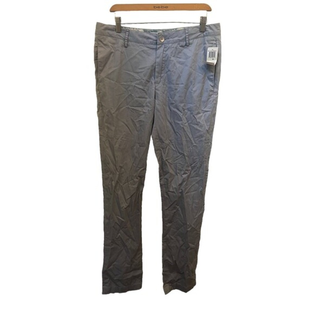 ACNE Gray Chinos with Straight Leg Cut and Lightweight Fabric